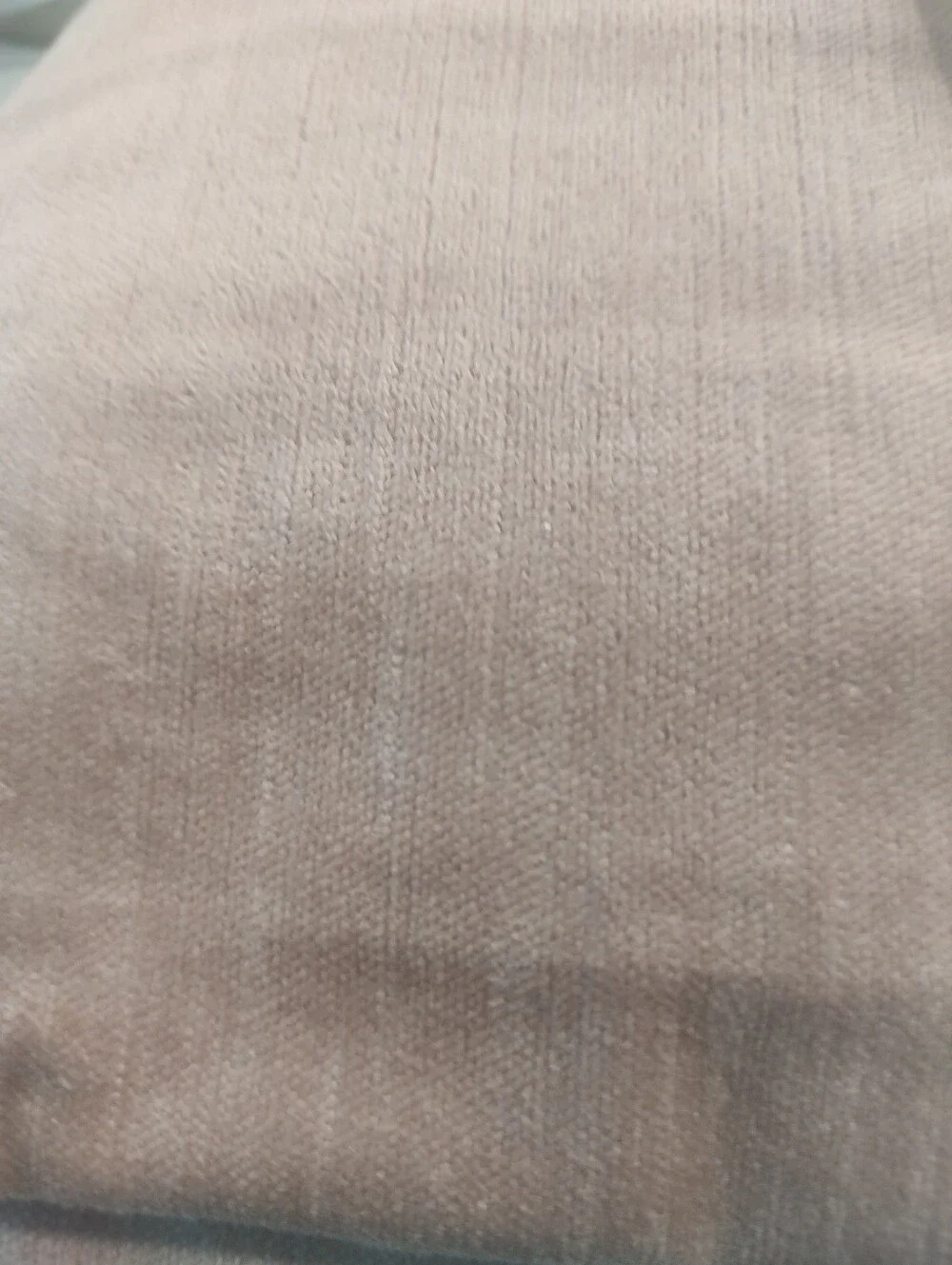 CB2 Organic Cotton Textured Velvet Curtain Panel - Dusty Orchid 48
